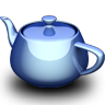 Blue Utah Teapot