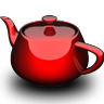 Red Utah Teapot